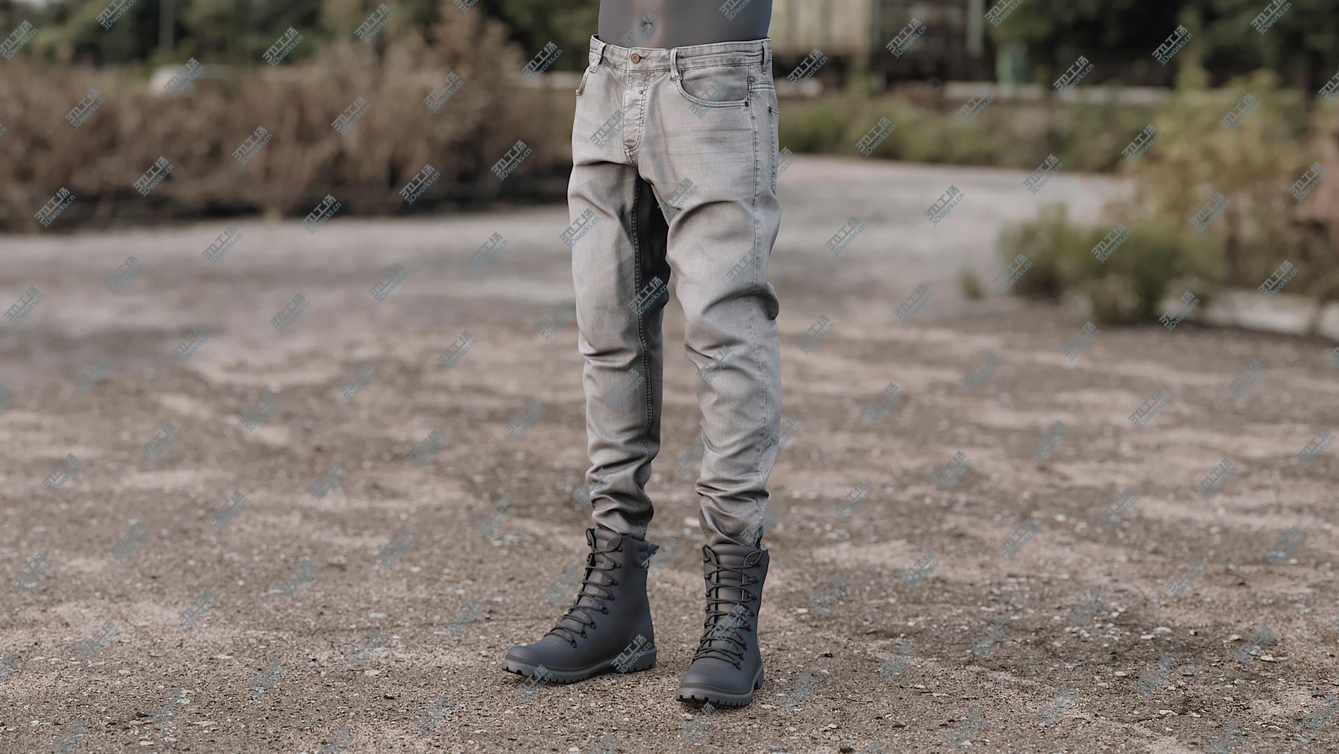 images/goods_img/202104094/Gray Jeans Boots 1 model/1.jpg